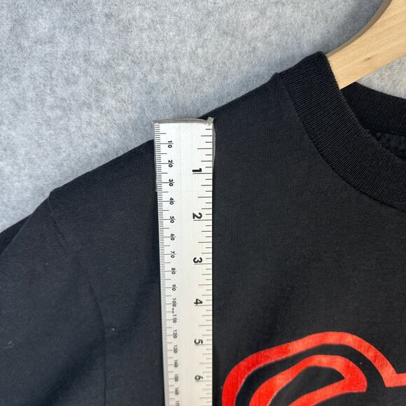 Vintage Y2K Radiohead Rare Kid A Concert Shirt Black Large Band Logo Graphic Tee - Picture 4 of 10